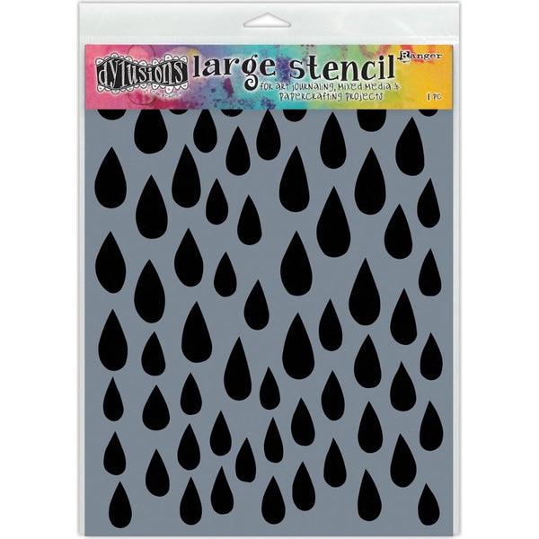 Raindrops A4 (9x12) Stencil | Dyan Reaveley