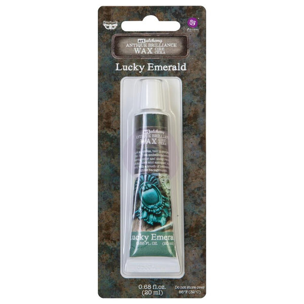 Lucky Emerald Art Alchemy Antique Brilliance Wax | Finnabair