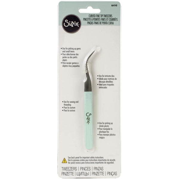 Curved Fine Tip Tweezers