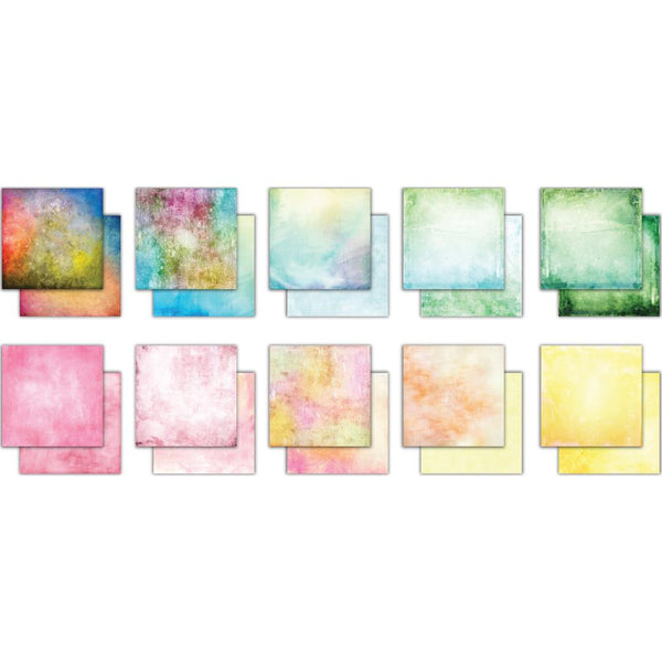 Grunge Light Tones 12x12 Premium Paper Pad