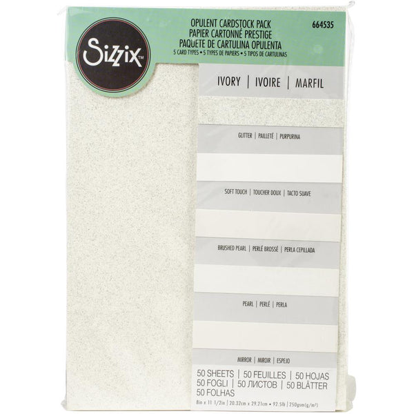 Ivory Surfacez Opulent Cardstock Pack