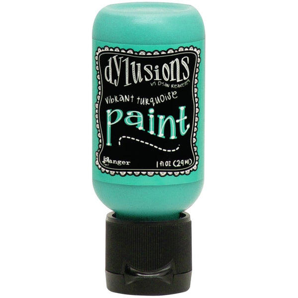 Vibrant Turquoise Dylusions Acrylic Paint