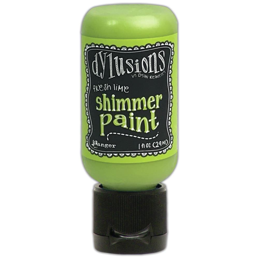 Fresh Lime Shimmer Dylusions Paint | Dyan Reaveley