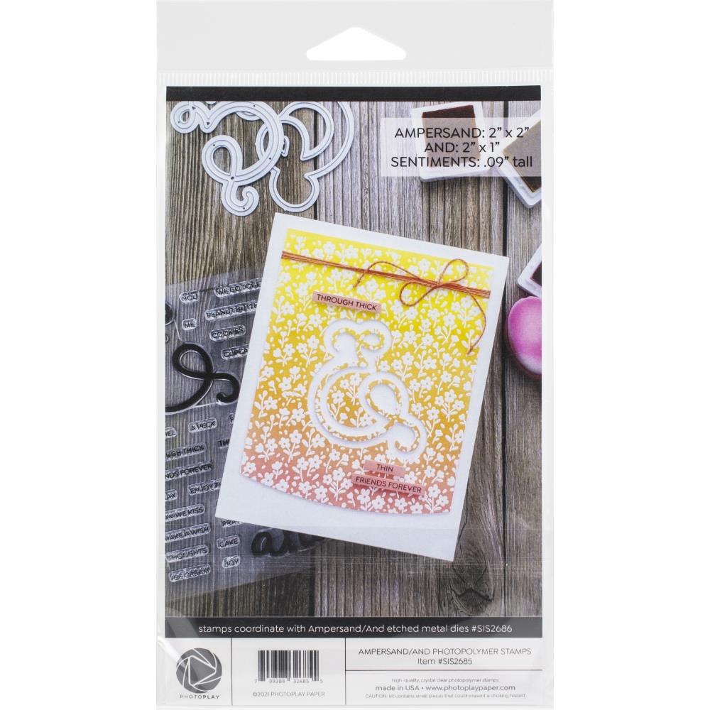 Ampersand Sentiments Clear Stamp Set