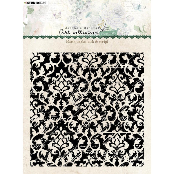 Background Baroque Damask Stamp No. 141 | Jenine's Mindful Art