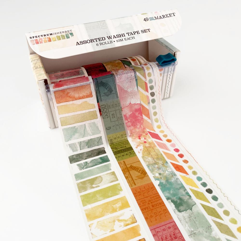 Spectrum Sherbet Washi Tape Assortment