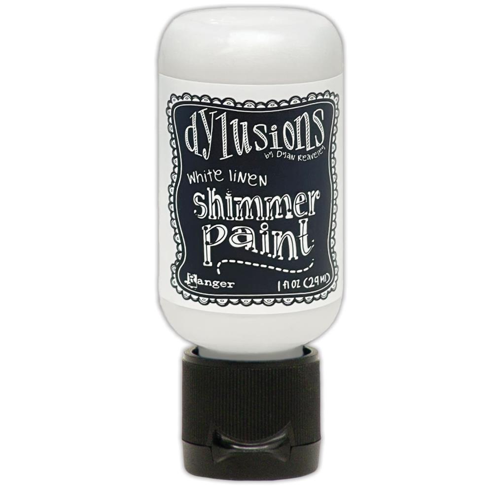 White Linen Shimmer Paint | Dylusions