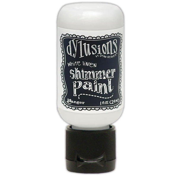 White Linen Shimmer Paint | Dylusions