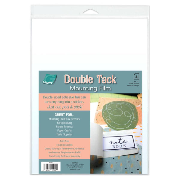 Double Tack 9x12 Mounting Film