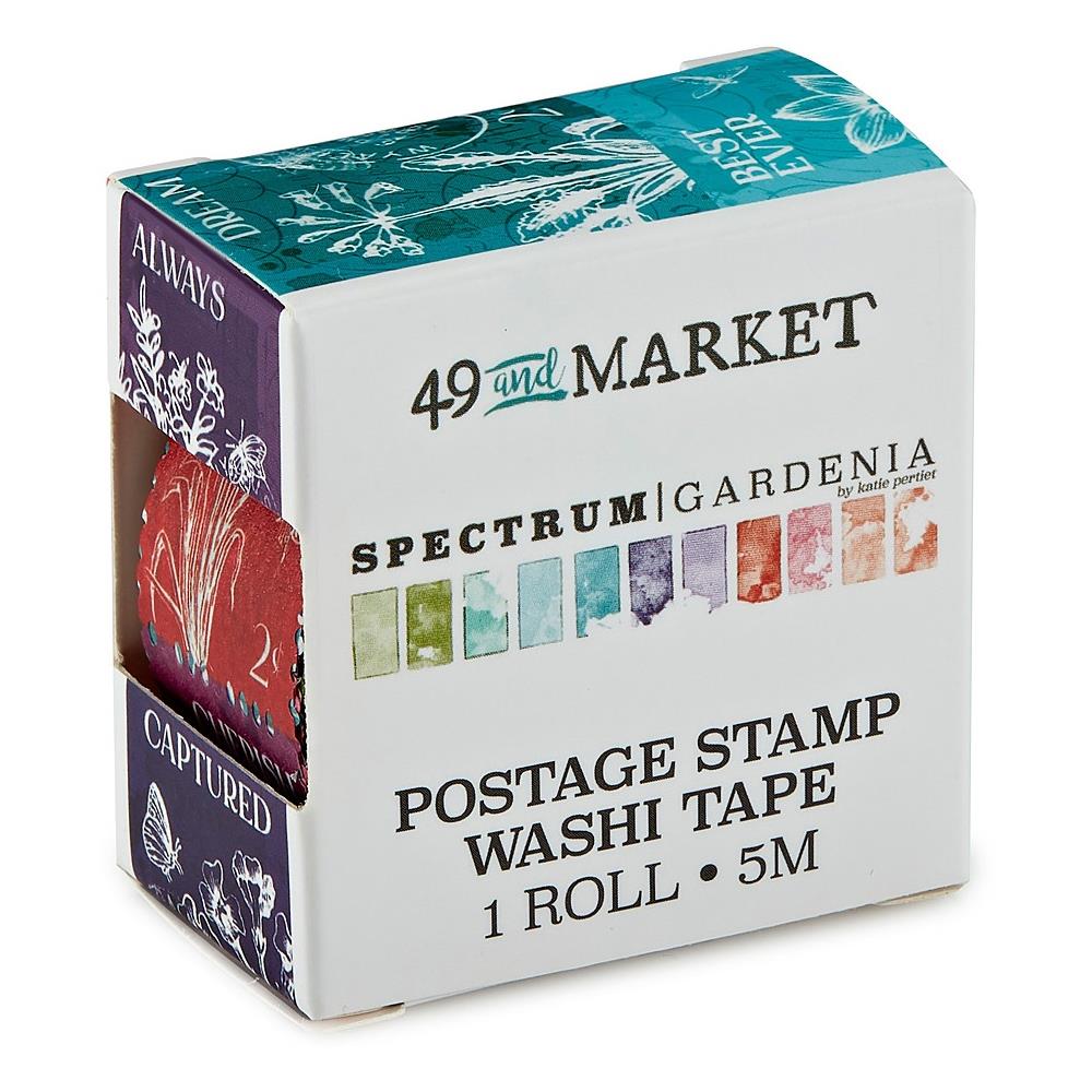 Spectrum Gardenia Colored Postage Washi Roll