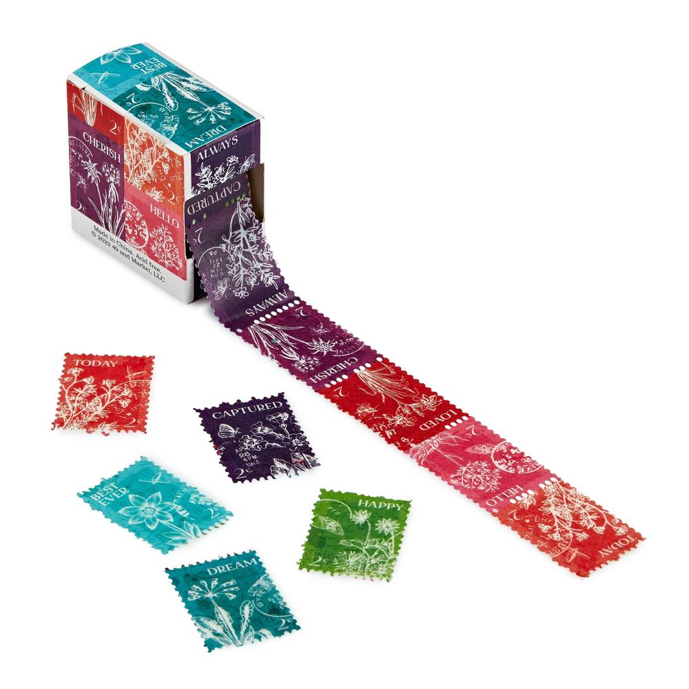 Spectrum Gardenia Colored Postage Washi Roll