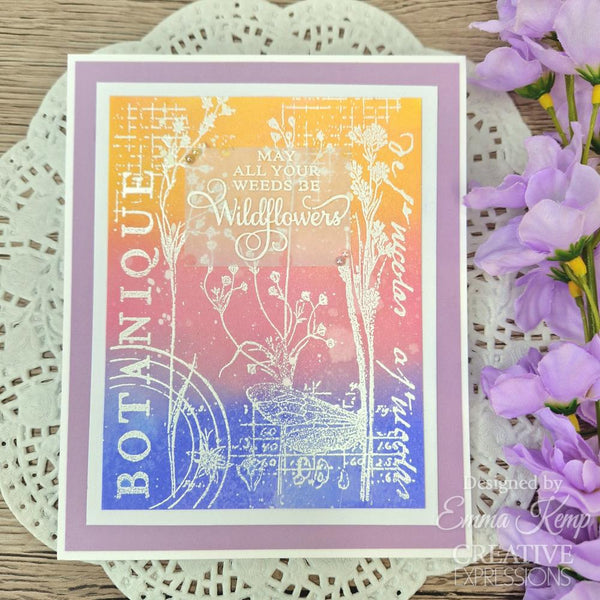 Botanical Collage 4x6 Clear Stamp Set | Sam Poole