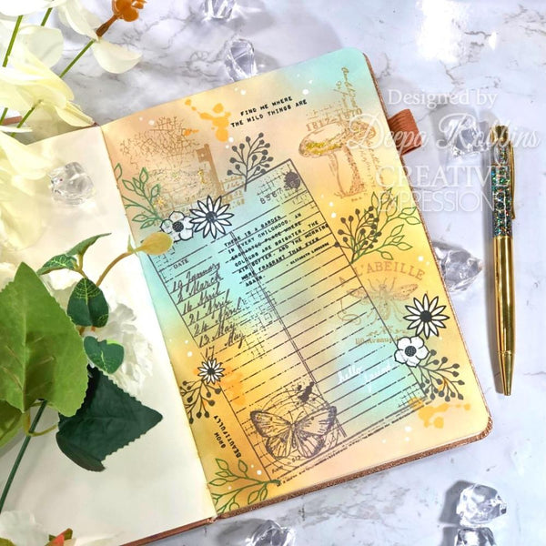 Journal Notes Clear Stamp Set | Sam Poole