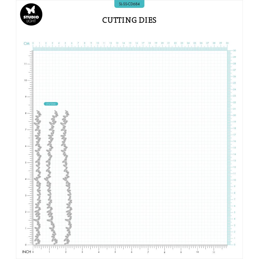 Grass Borders Cutting Die No. 684 | Craftlab