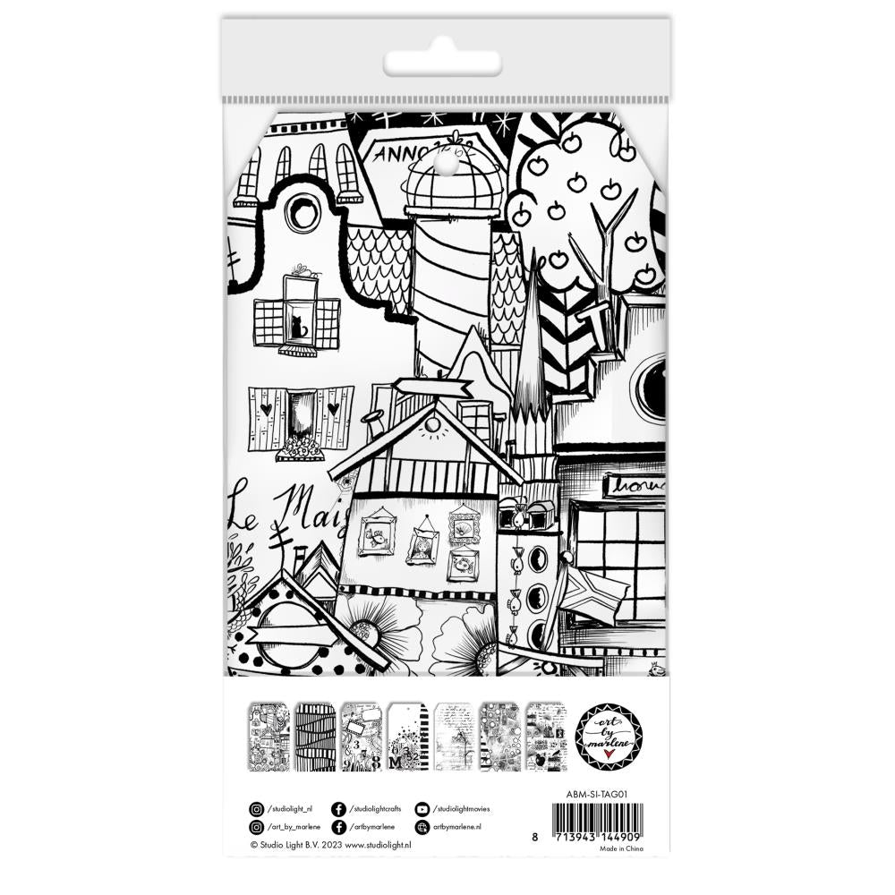 Black And White Prints Paper Tags | Art by Marlene {coming soon!}