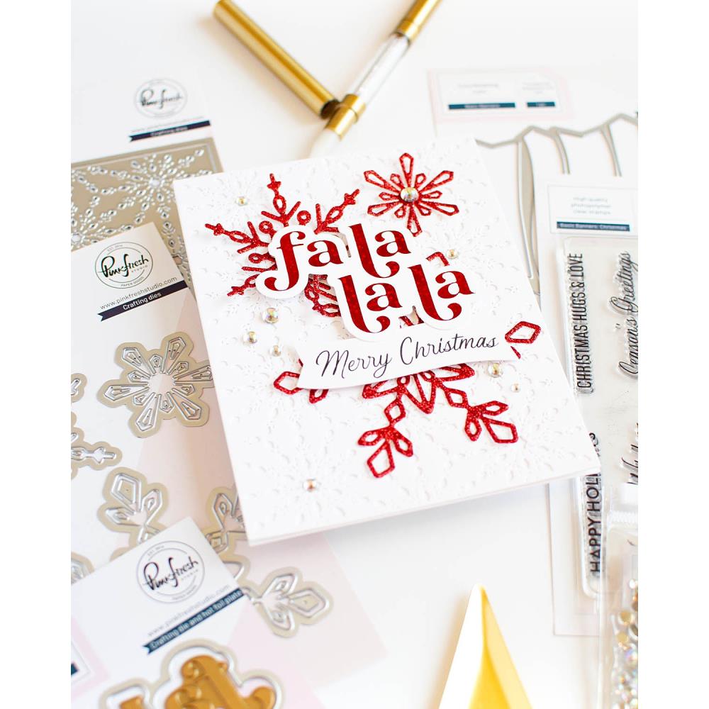 Fa La La La Hot Foil Plate + Die Set {Christmas}