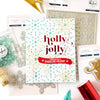 Holly Jolly Hot Foil Plate + Die Set {Christmas}