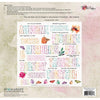 ArtOptions Spice 12x12 Sentiments Rub-On Sheet