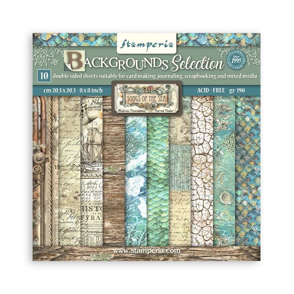 Songs of the Sea Backgrounds Paper Pad {clearance}