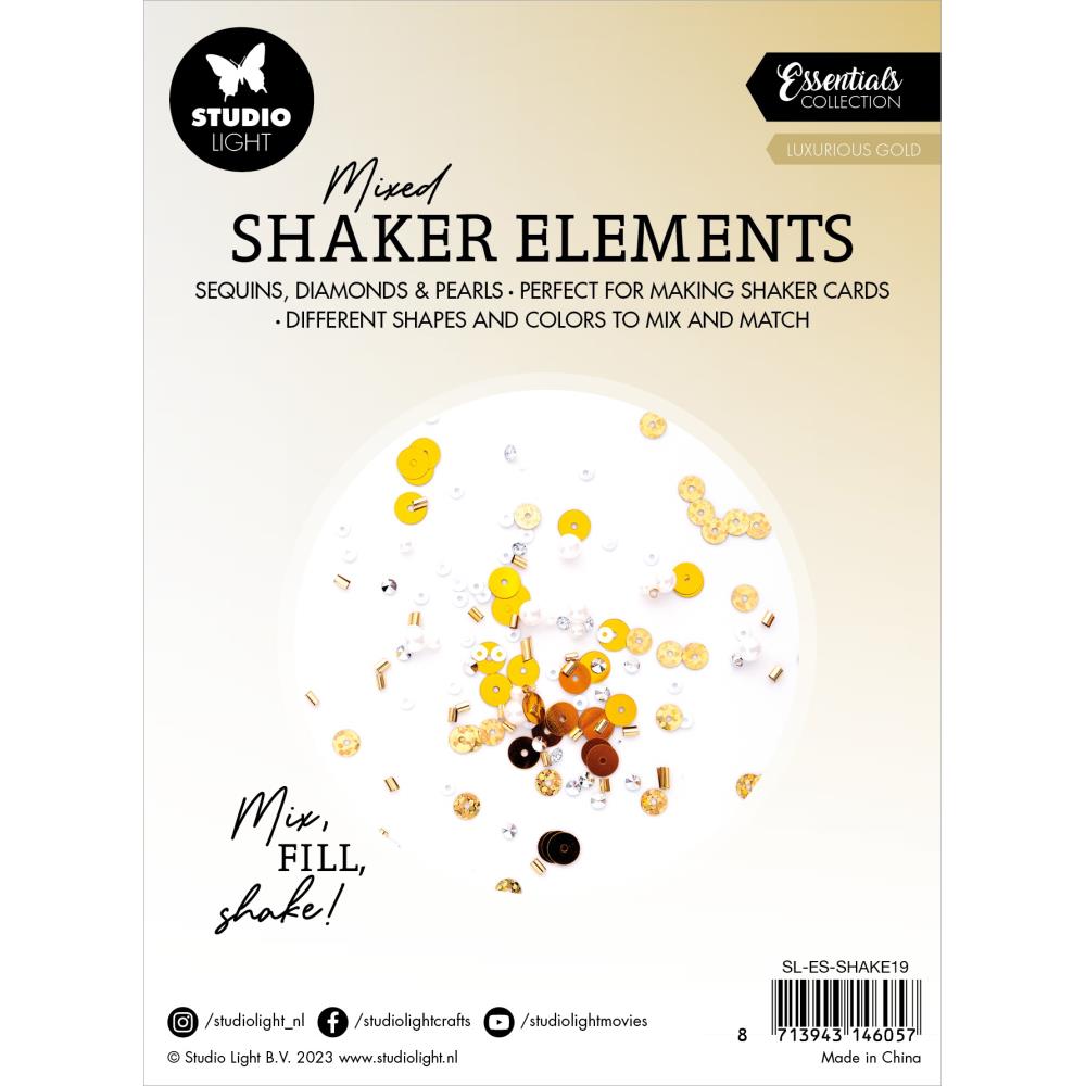 Luxurious Gold Essentials Shaker Elements No. 19