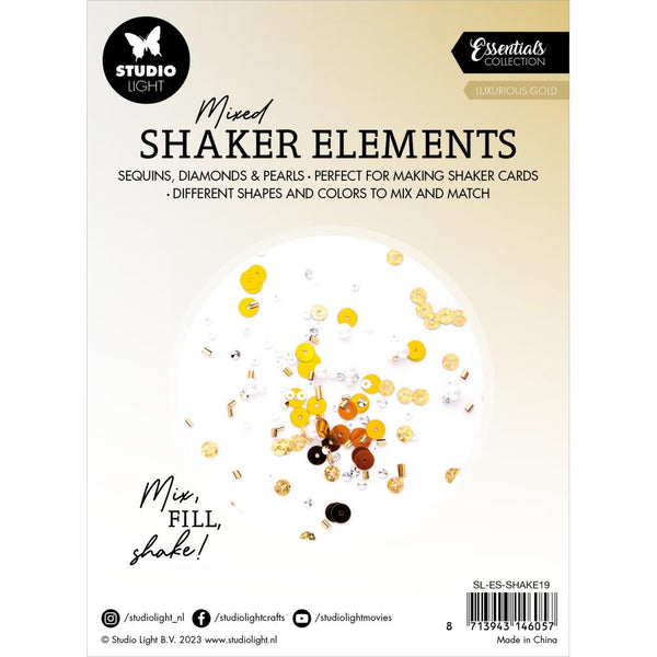Luxurious Gold Essentials Shaker Elements No. 19