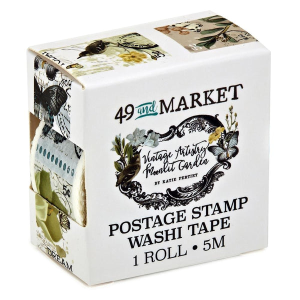 Moonlit Garden Postage Washi Tape