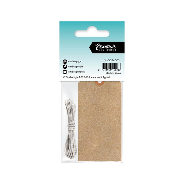 Consumables Medium Kraft Tags No. 3