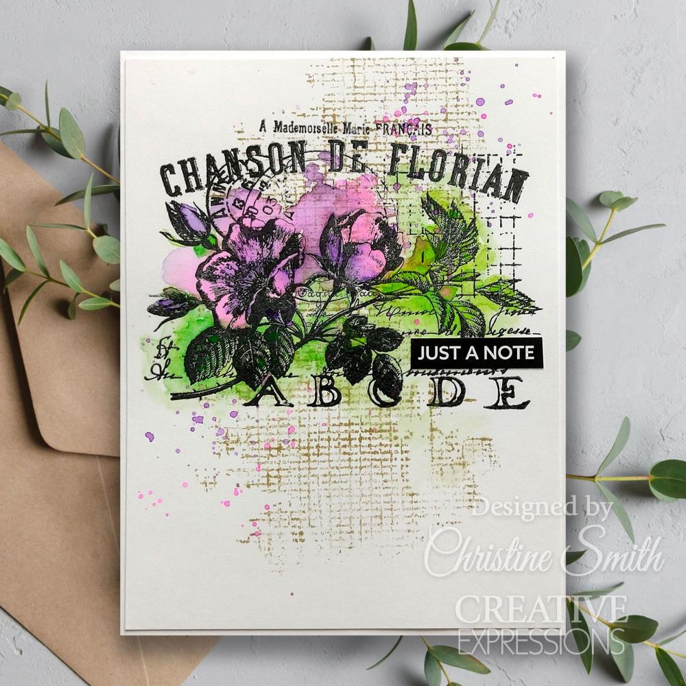 Fleur 4x6 Clear Stamp Set | Sam Poole