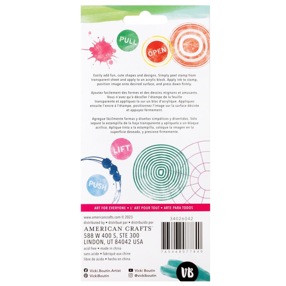 Full Circle Clear Stamp Set | Vicki Boutin Bold + Bright