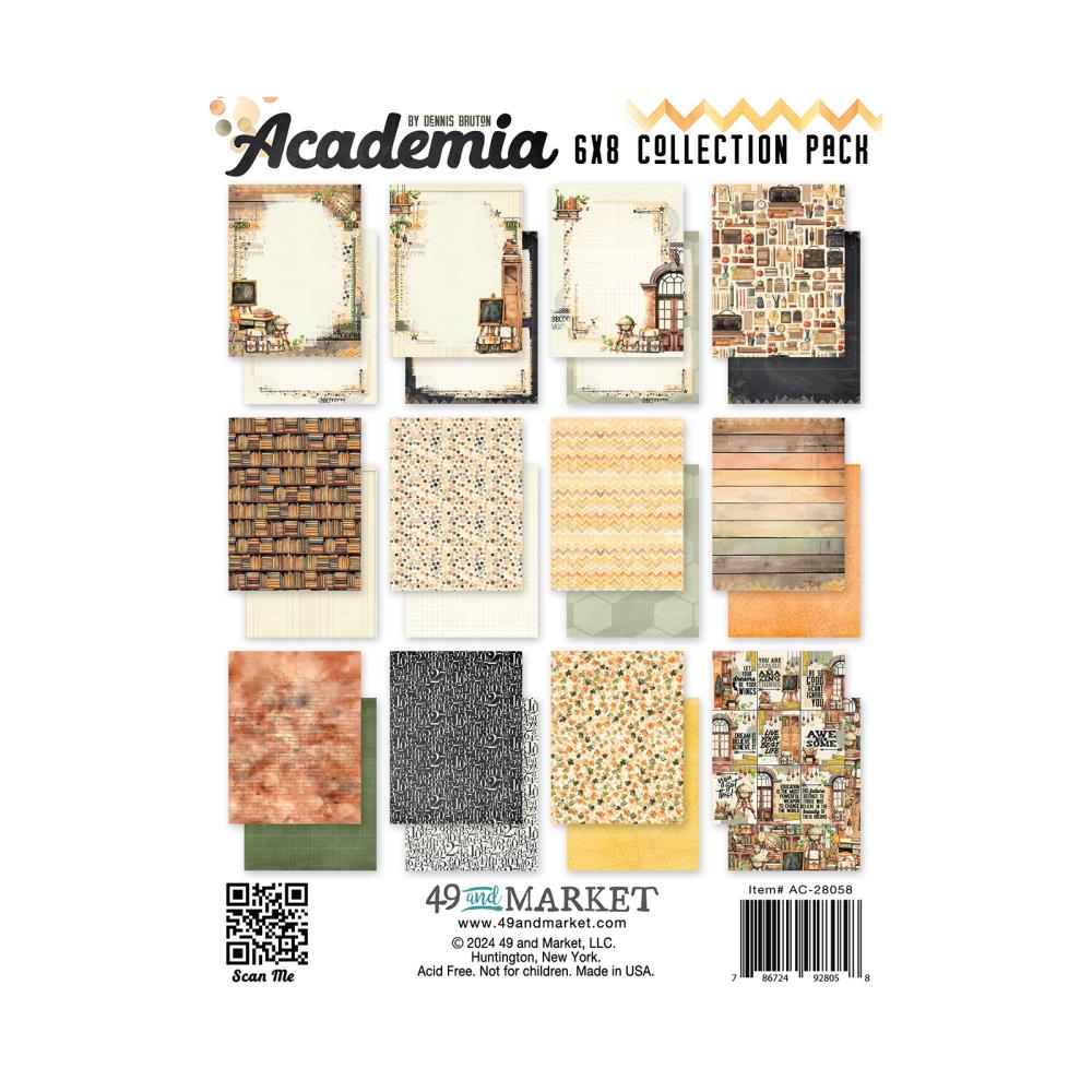 Academia 6x8 Paper Pack