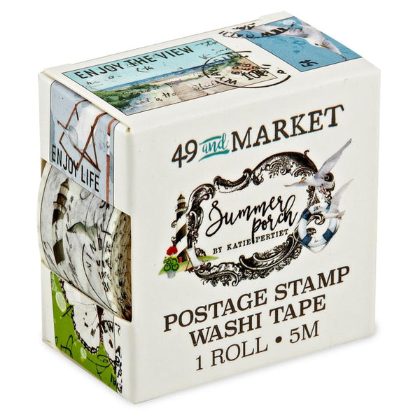 Summer Porch Washi Postage Stamps