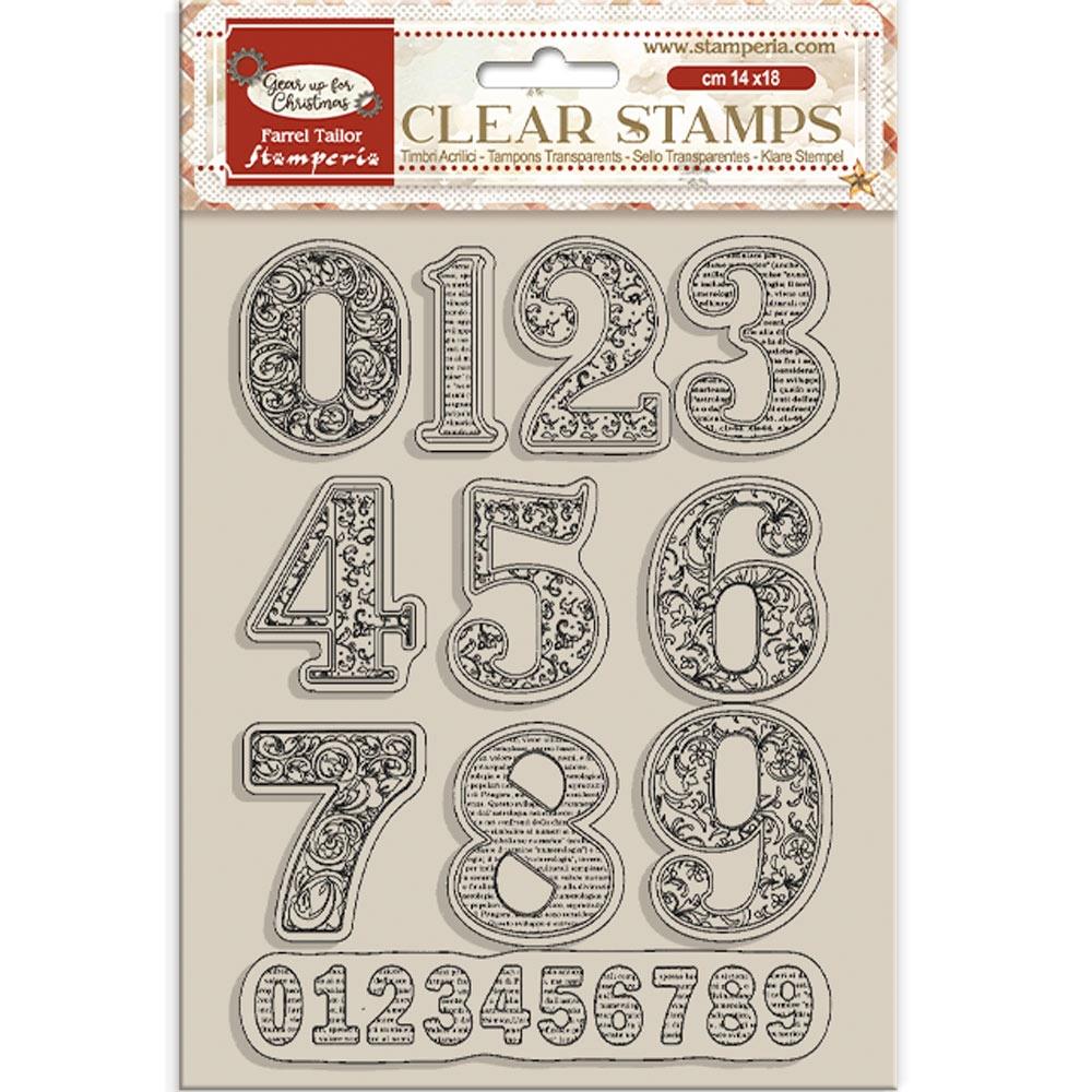 Numbers Clear Stamp Set | Gear Up For Christmas