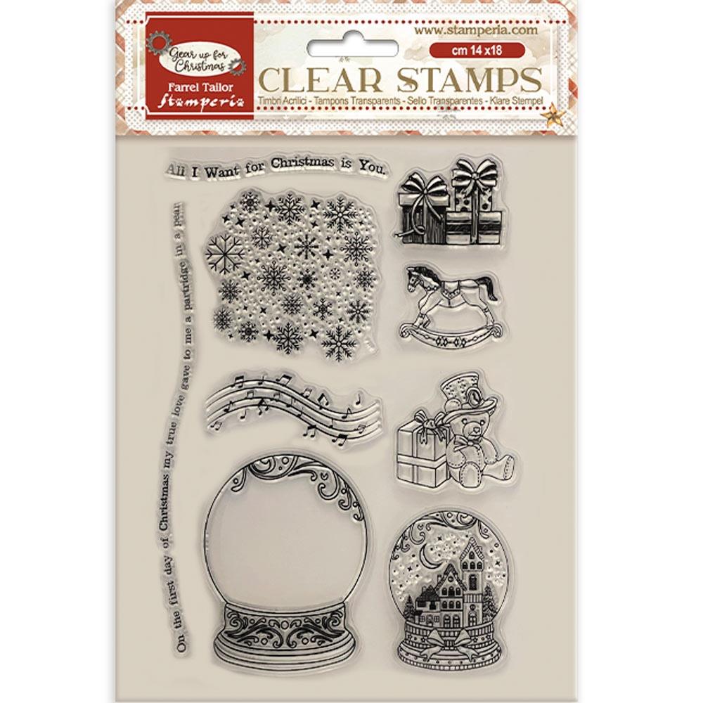 Snowglobes Clear Stamp Set | Gear Up For Christmas