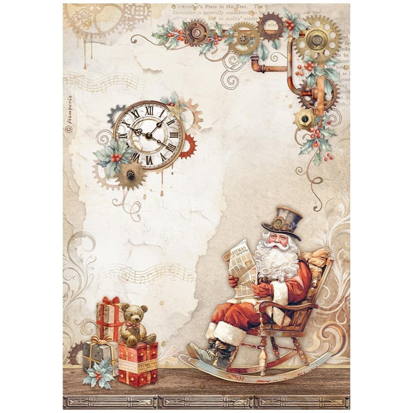 Santa Claus A4 Rice Paper| Gear Up For Christmas