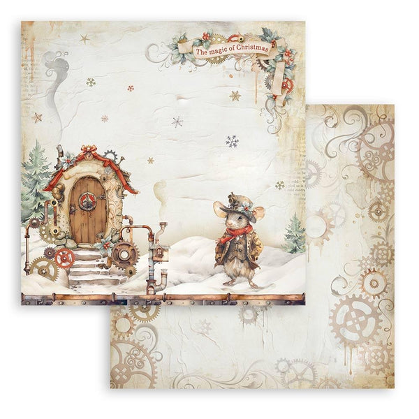 Gear Up For Christmas 8x8 Double-Sided Paper Pad