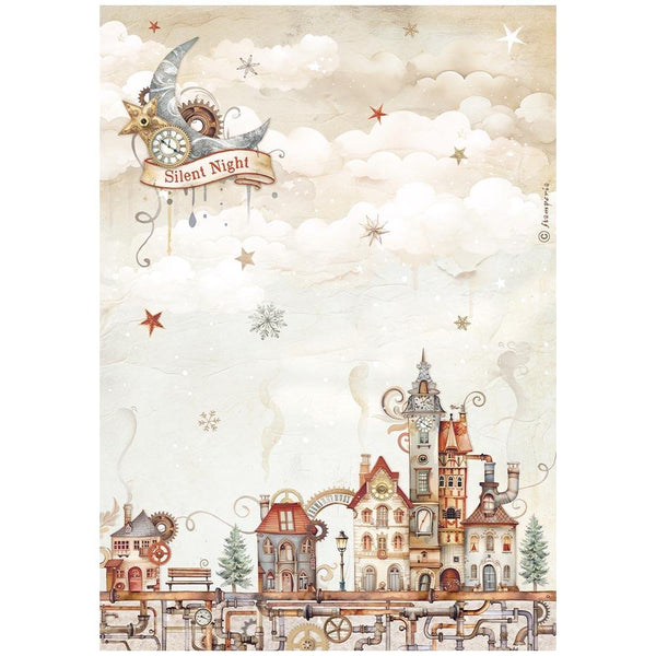 Cozy Houses A4 Rice Paper| Gear Up For Christmas