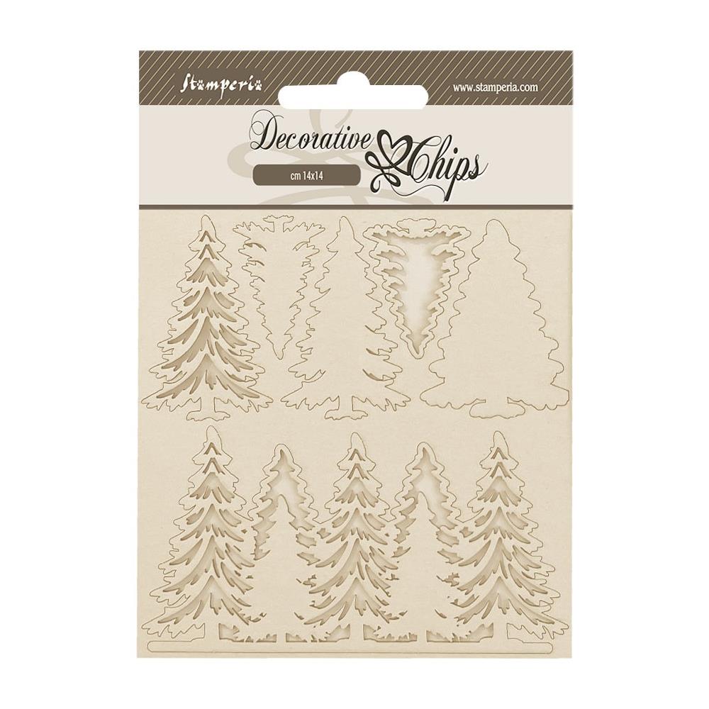 Christmas Trees Decorative Chips | Gear Up For Christmas