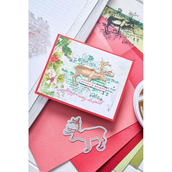 Reindeer Mix Cluster Clear Stamps + Framelit Die Set