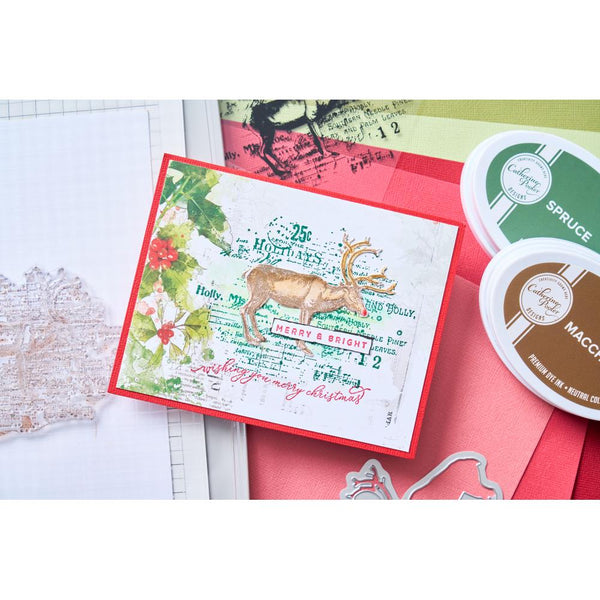 Reindeer Mix Cluster Clear Stamps + Framelit Die Set