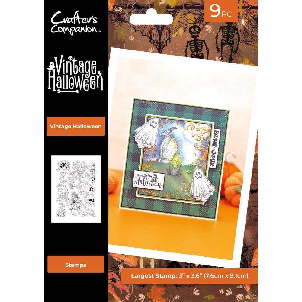 Vintage Halloween Clear Stamp Set