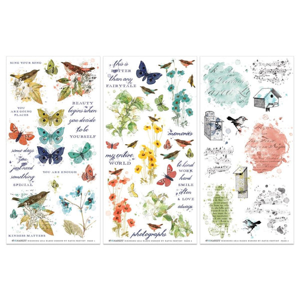 Birdsong Blendable Rub-on Transfers