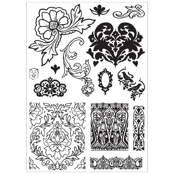 Ornate Stamp + Stencil Set | Vic Hollins