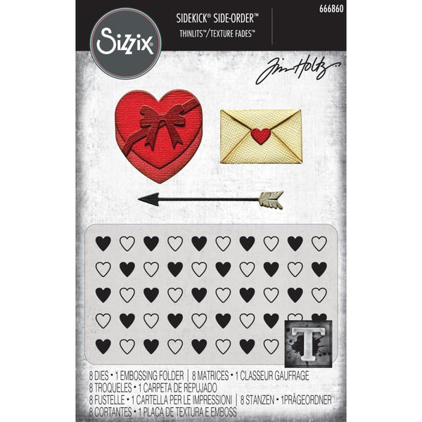 Valentines Texture Fades + Thinlits | Tim Holtz Sidekick Side-Order