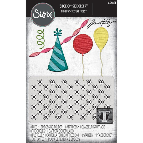 Birthday Letterboard Texture Fades + Thinlits | Tim Holtz Sidekick Side-Order