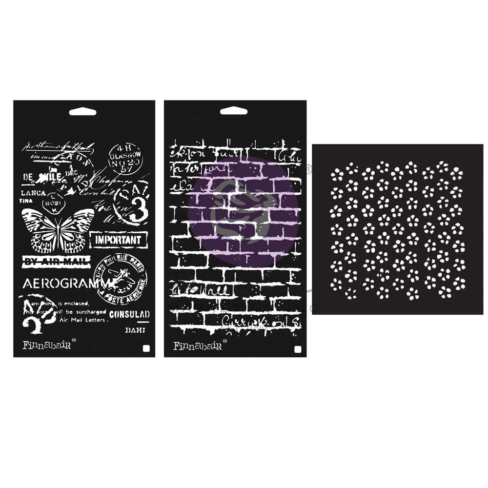 Perfectly Grungy Art Alchemy Stencil Set | Finnabair {Limited Edition}