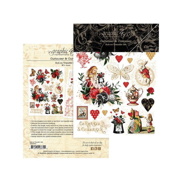 Curiouser & Curiouser Rub-on Transfers {preorder: eta late Oct/early Nov}