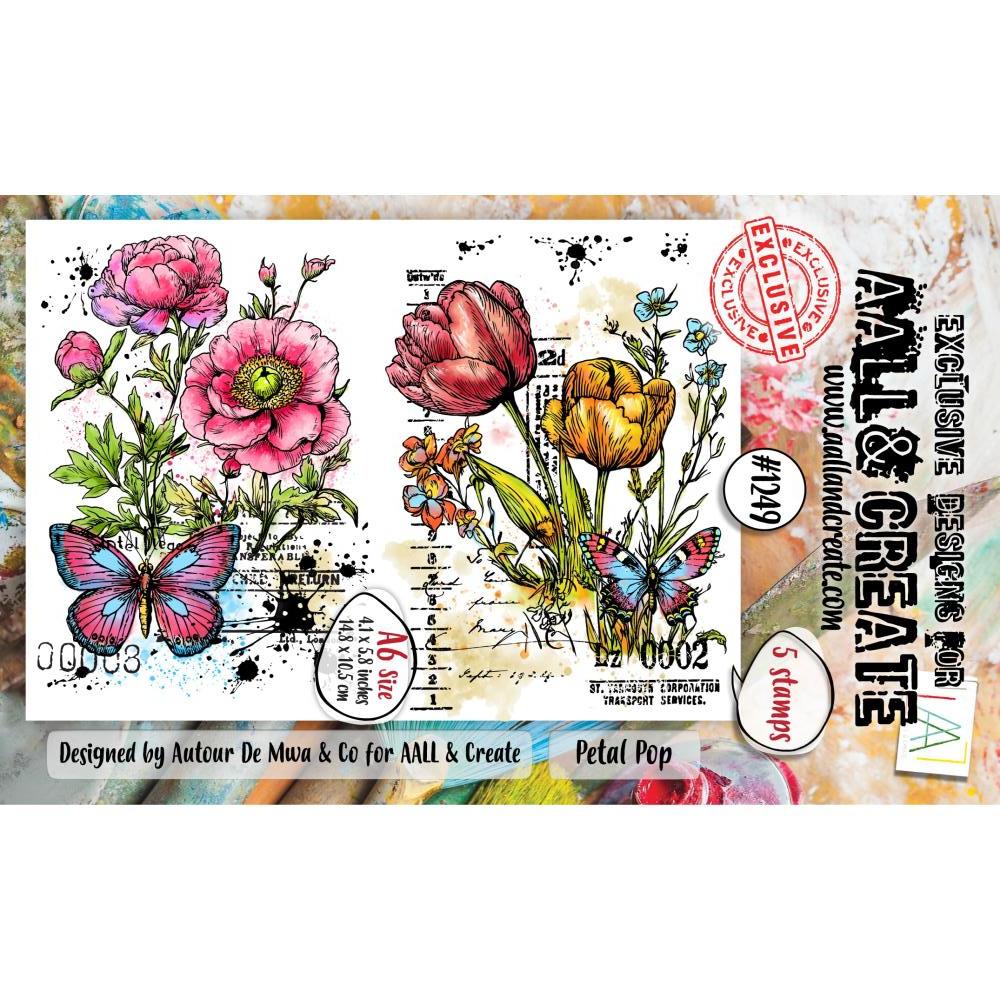 Petal Pop A6 Clear Stamp Set No. 1249