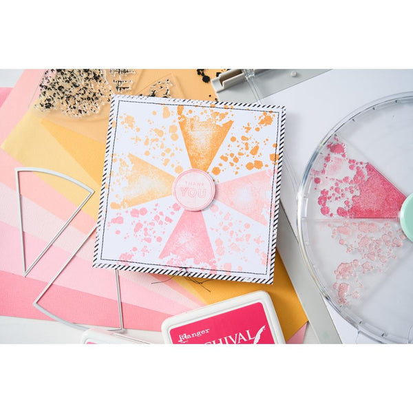 Build-a-Burst Painterly Stamp + Die Set | 49 & Market