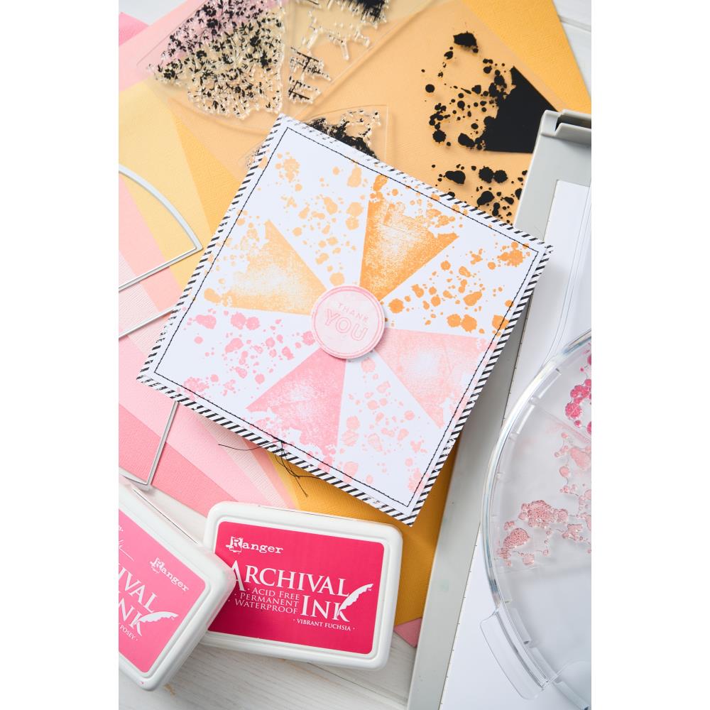 Build-a-Burst Painterly Stamp + Die Set | 49 & Market