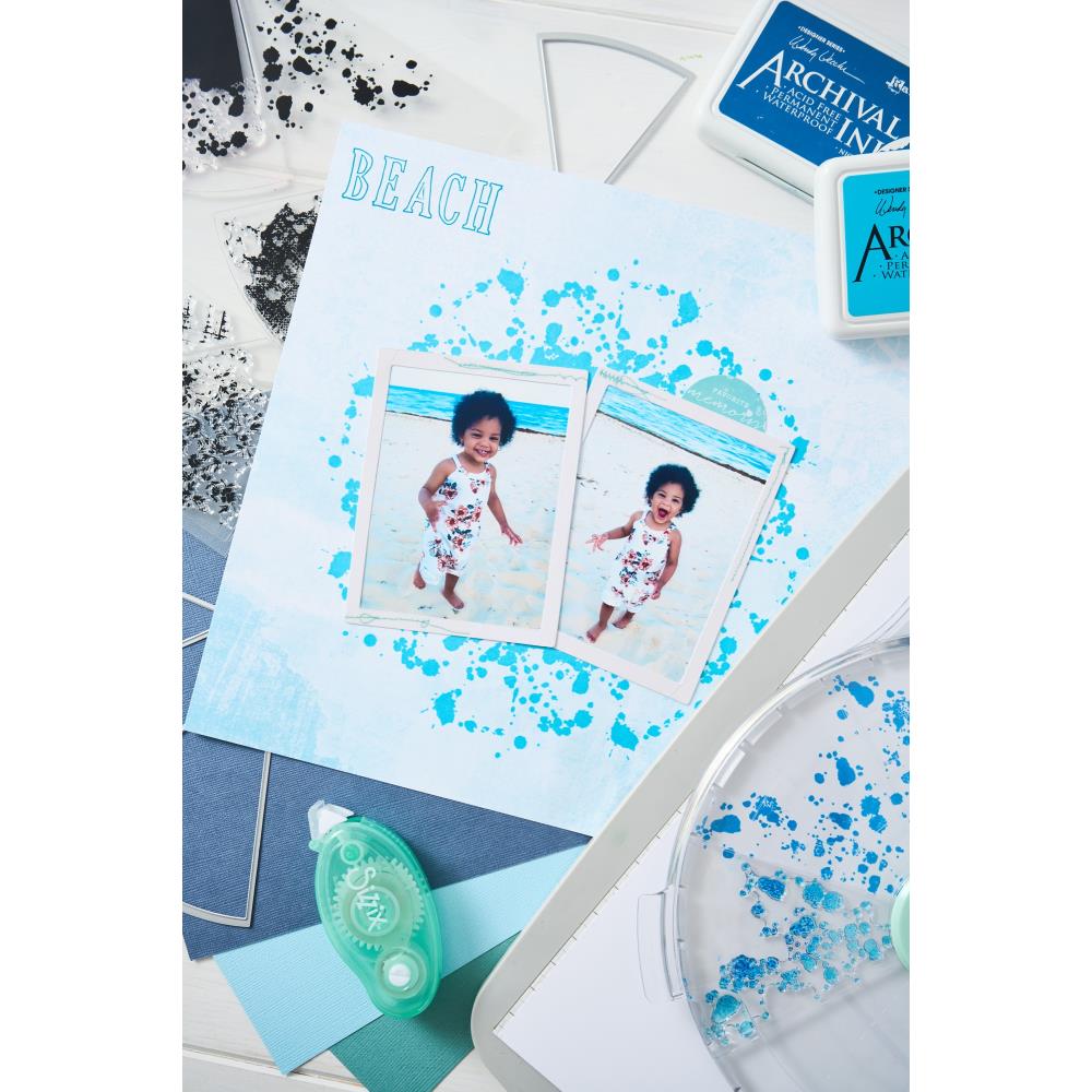 Build-a-Burst Painterly Stamp + Die Set | 49 & Market